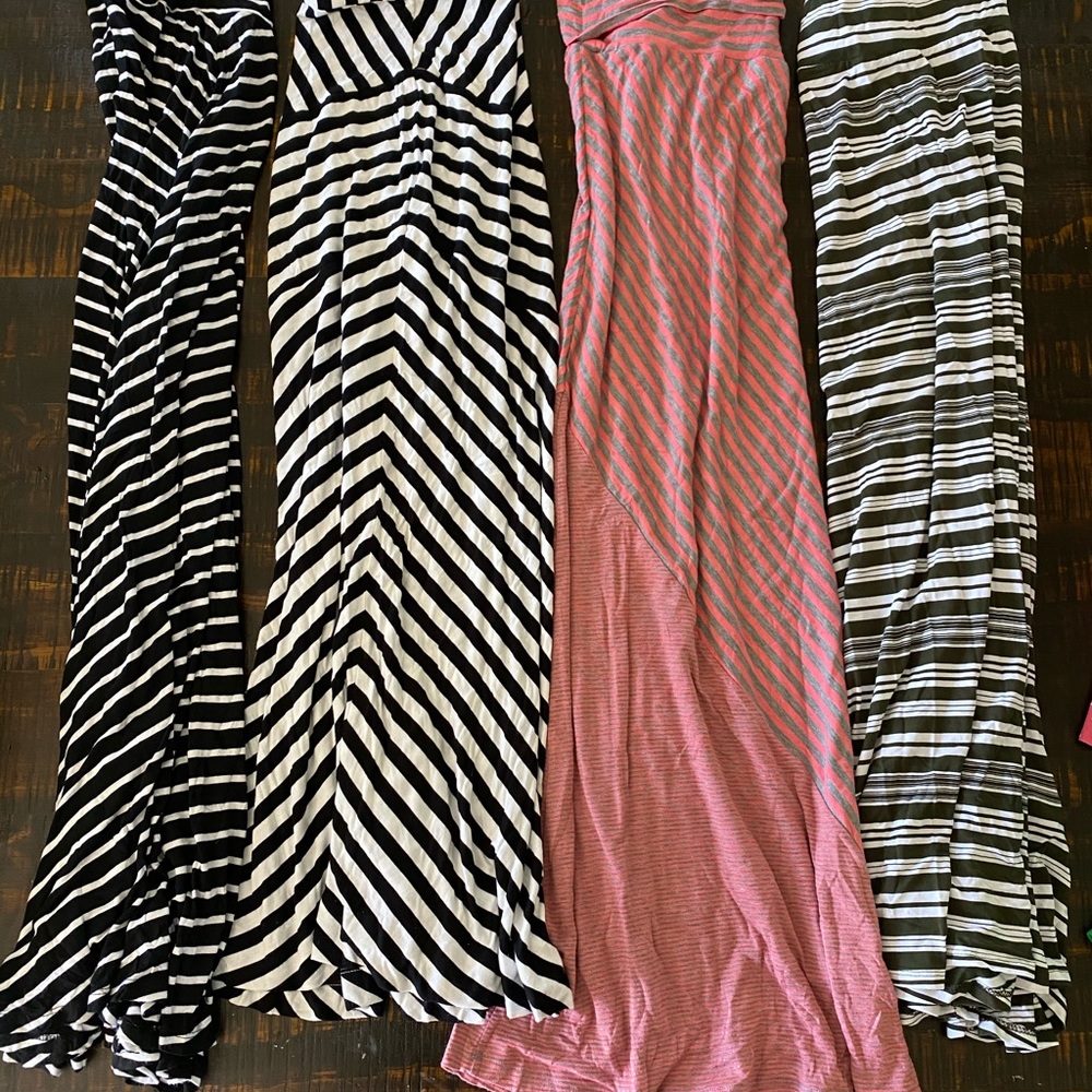 4 maxi skirts Size XL. Willing to separate